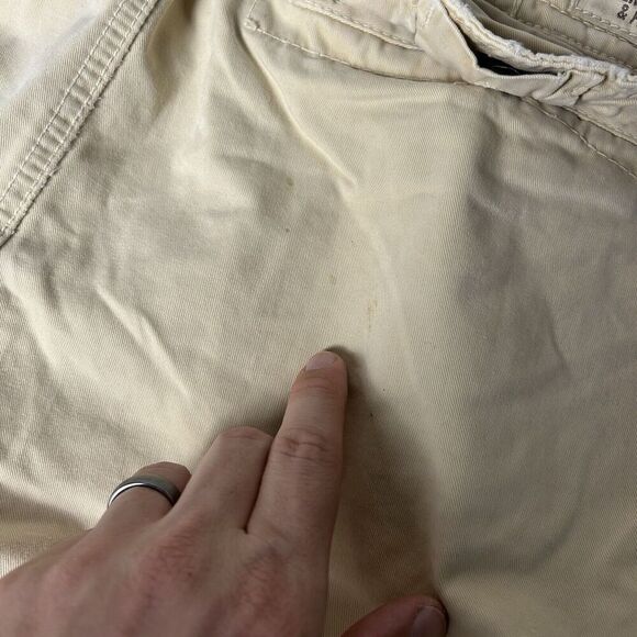 Abercrombie & Fitch Cargo Shorts Mens Size 34 Heavy Cotton Distressed 90s y2k - Picture 7 of 9